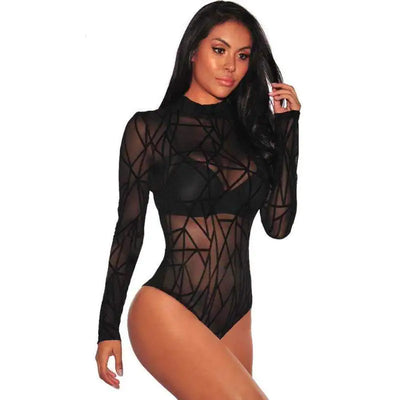Ensemble de Lingerie Body Transparent Sexy