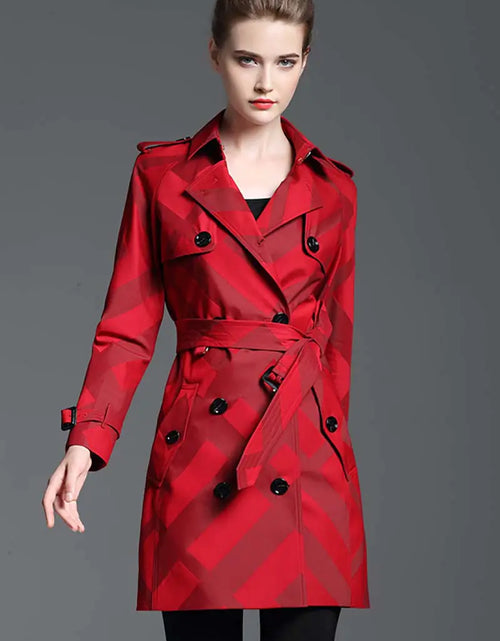 Load image into Gallery viewer, Plaid Waterproof Windbreaker Jacket
