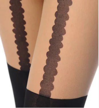 Charger l'image dans la visionneuse de galerie, Collants et bas en patchwork imprimé
