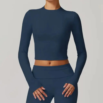 Slim Fit Long Sleeve Yoga Wear