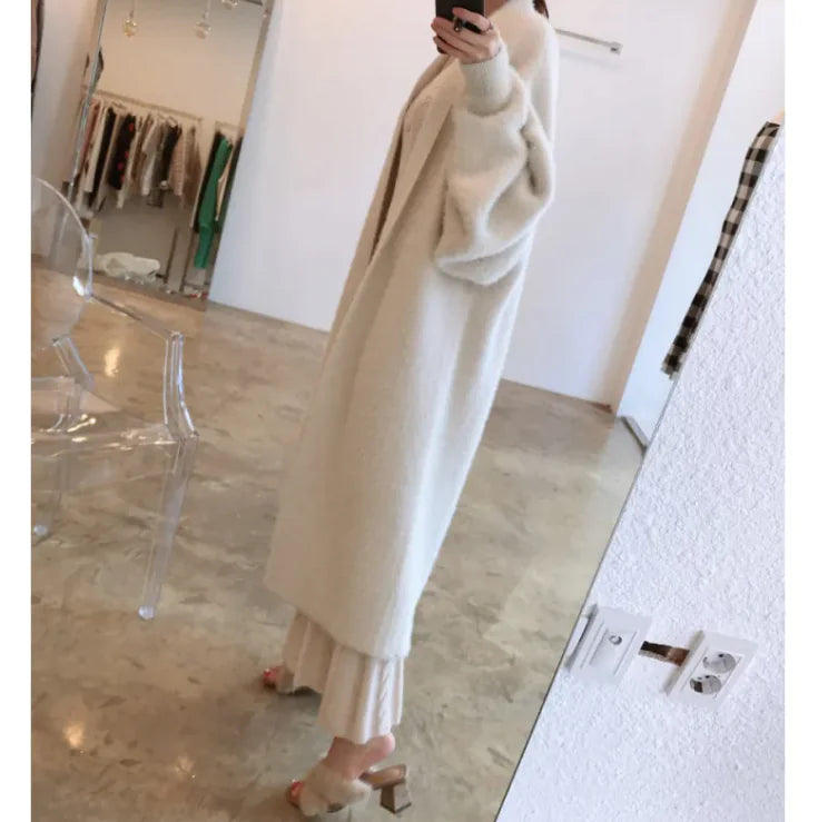 Cardigan en fourrure