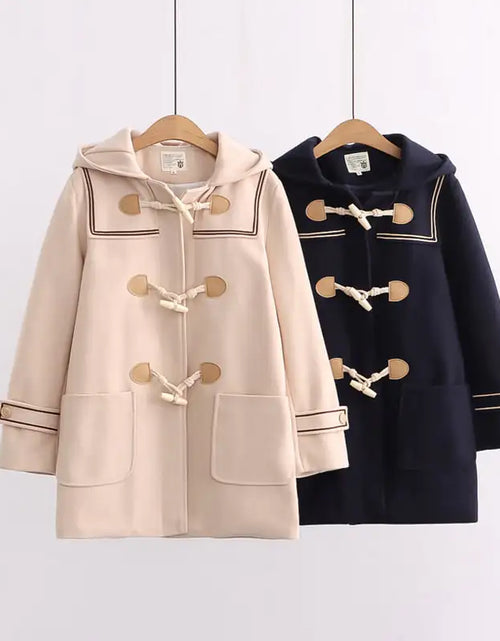 Load image into Gallery viewer, Cute Hooded Loose Fitting Jacket
