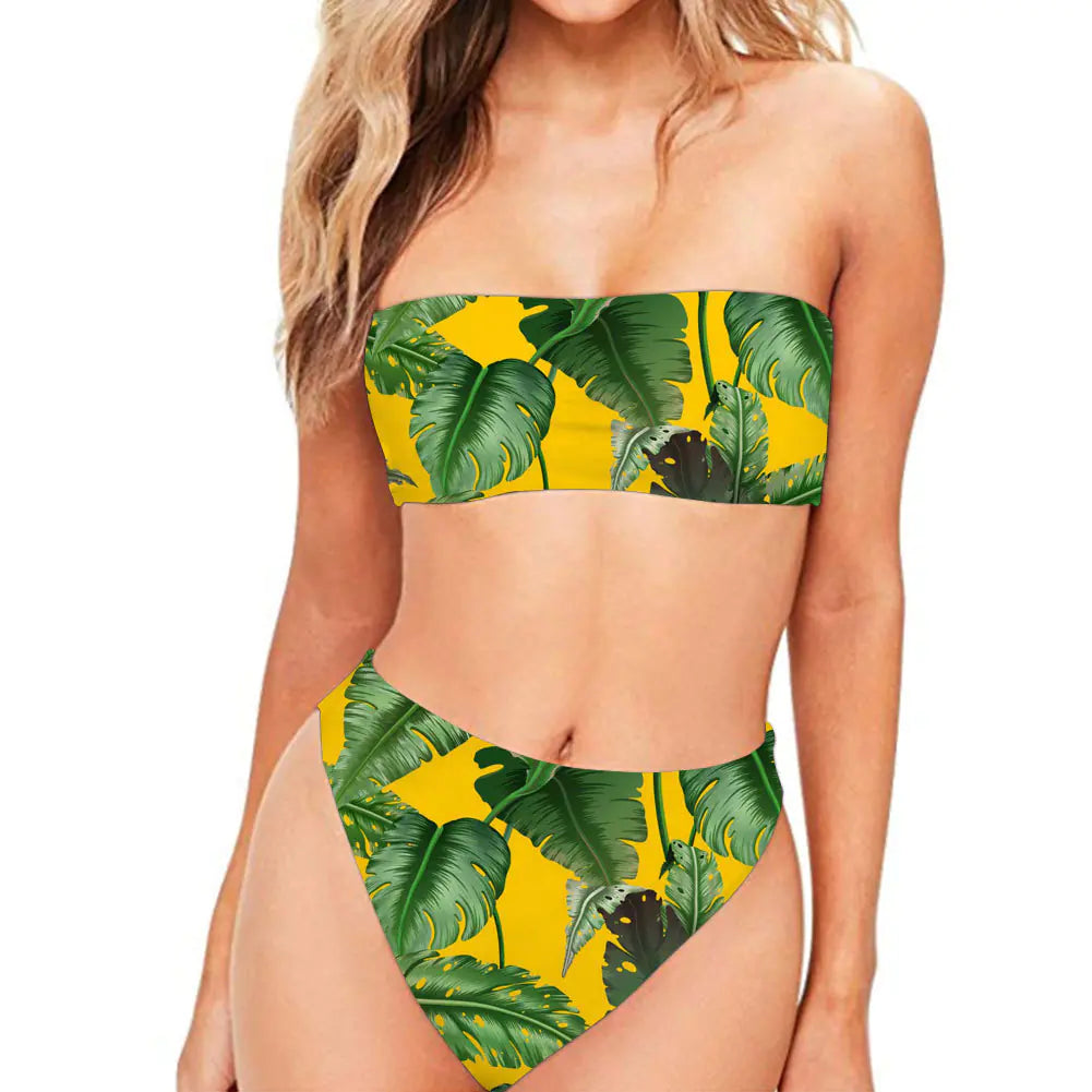 Strapless Two-Piece Sexy Bikini Swimwear