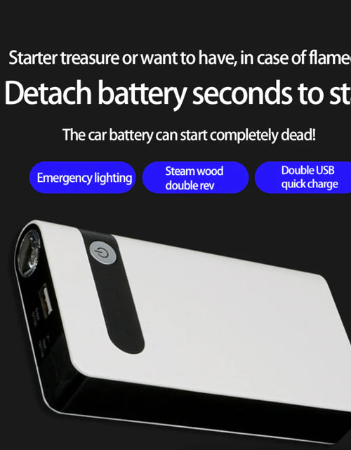 Cargar imagen en el visor de la galería, Arrancador de coche de 20000 mAh, arrancador de batería portátil con cargador de batería portátil

