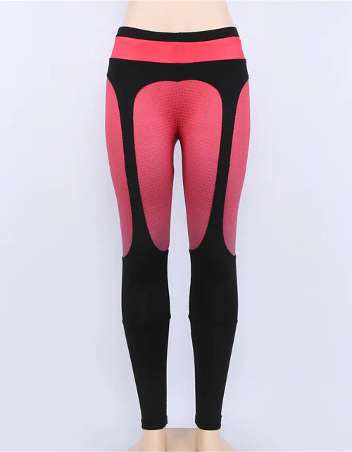 Load image into Gallery viewer, Leggings, Yoga Pants, Printed Pants, Color Block Yoga Pants
