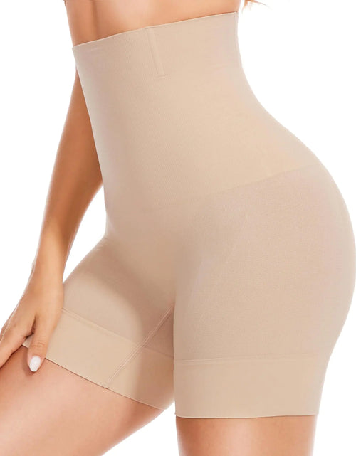 Load image into Gallery viewer, Finduself Tummy Control Shapewear Shorts for Women-High Waist Body Shaper Panties Butt Lifting Boyshorts Super Compression Underwear Thigh Slimmer Shapewear Girdle Nude

