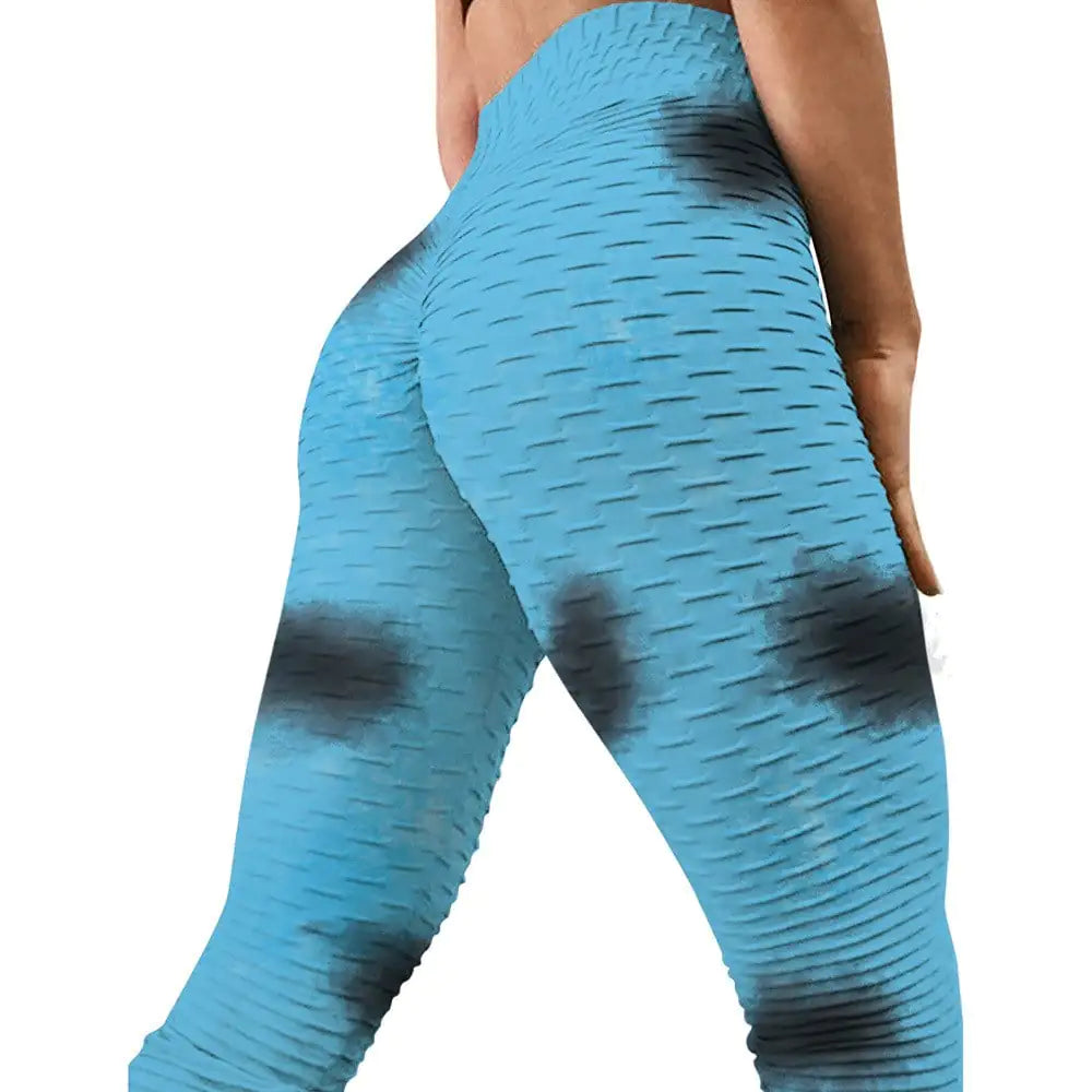 High Waist Tie-Dye Track Pants