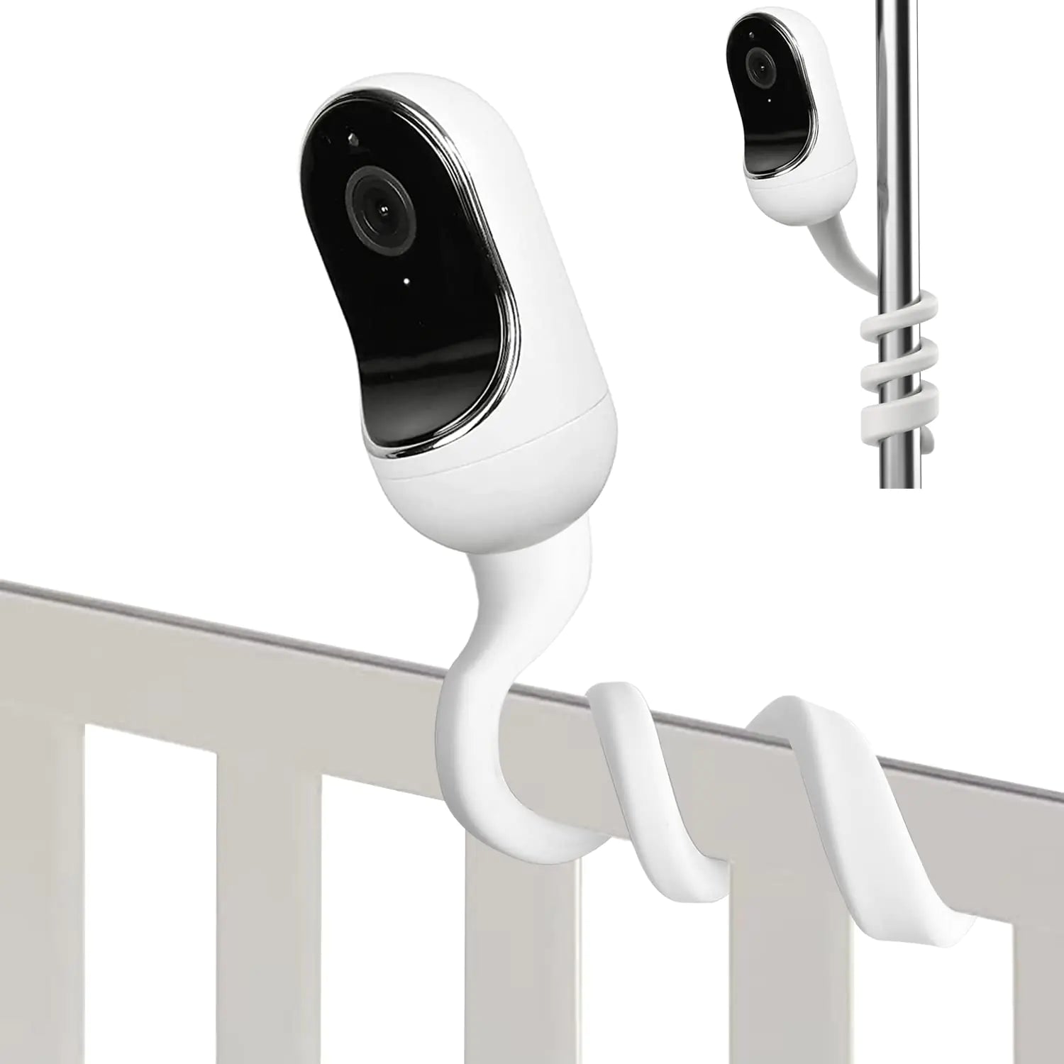 Soporte más seguro para monitor de bebé Owlet Duo Owlet Cam, soporte flexible giratorio para monitor de bebé