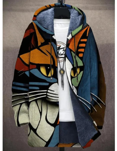 Load image into Gallery viewer, Hooded Cardigan Cotton Jacket - Gray
