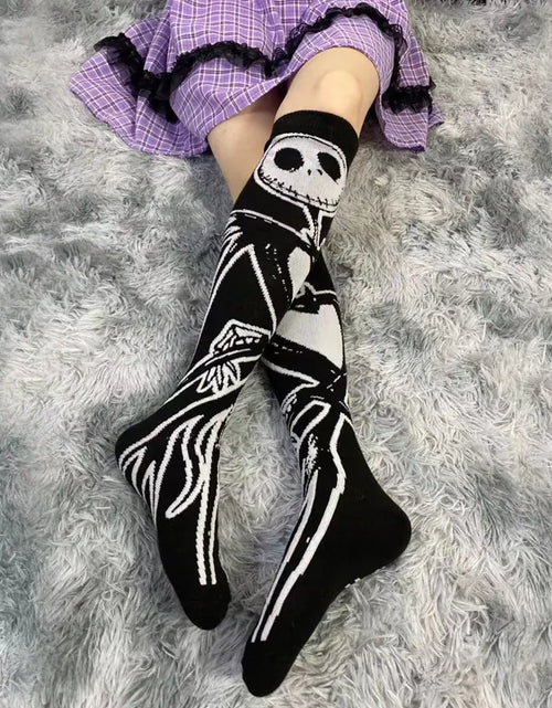 Load image into Gallery viewer, Trendy Medium Thick Jacquard Lolita Fashion Stockings
