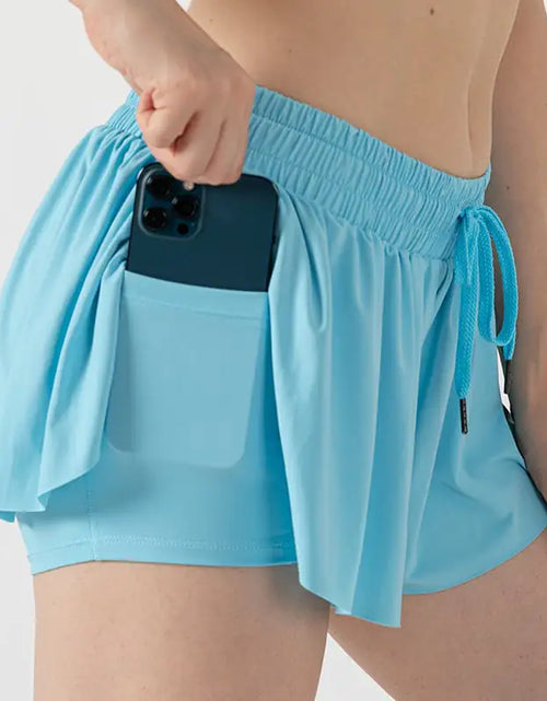 Load image into Gallery viewer, Yoga Running Fitness Tennis Culottes Outfit
