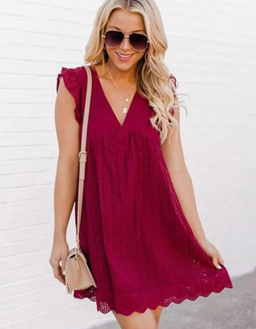 Load image into Gallery viewer, Lace Dresses With Pocket
