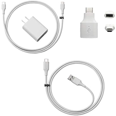 Cargador oficial de Google Pixel para Pixel 3 y todos los teléfonos Pixel, paquete de cable de carga Android con cargador de pared rápido Google de 18 W, carga cualquier teléfono USB-C (4 artículos)