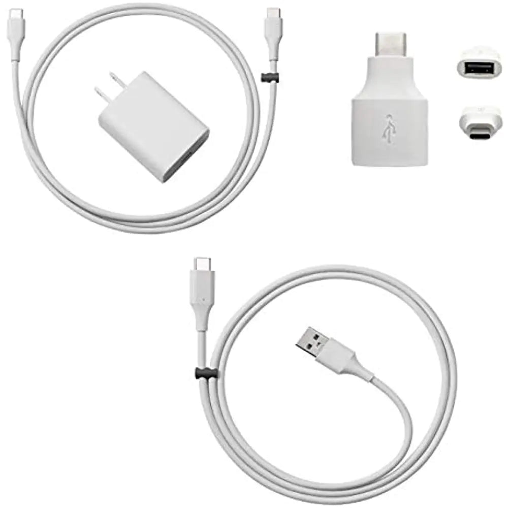 Cargador oficial de Google Pixel para Pixel 3 y todos los teléfonos Pixel, paquete de cable de carga Android con cargador de pared rápido Google de 18 W, carga cualquier teléfono USB-C (4 artículos)