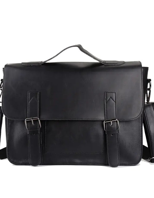 Load image into Gallery viewer, Retro PU Messenger Bag for Men - Casual Shoulder Bag
