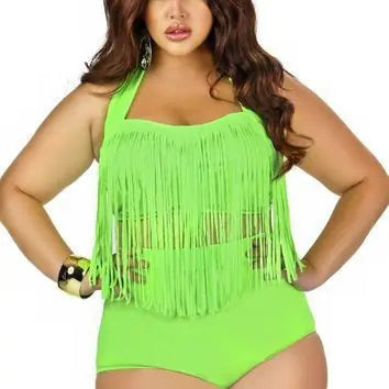 Load image into Gallery viewer, Women&#39;s Fringe Bikini Swimwear
