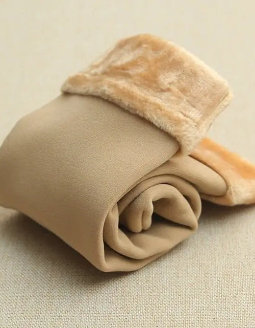 Load image into Gallery viewer, Autumn and winter socks men and women wild tube socks imitation nylon floor socks plus velvet thick snow socks
