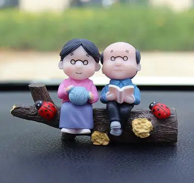Decoración de pareja para el coche