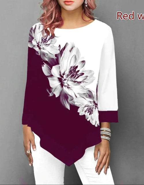 Load image into Gallery viewer, New Digital T-Shirt, 3/4 Sleeve Print Tee
