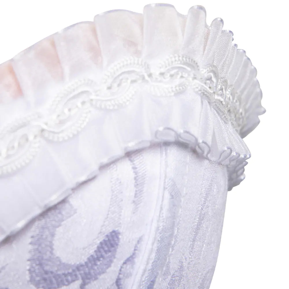 Lace Steel Boned Shapewear in Black and White