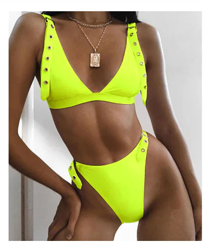 Load image into Gallery viewer, Women&#39;s Adjustable Bikini Swimwear Set
