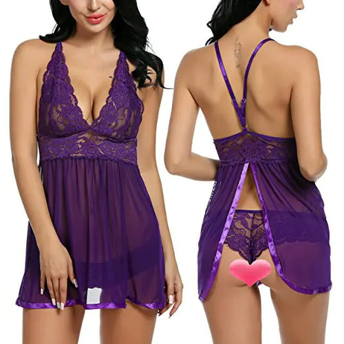 Load image into Gallery viewer, Open-Slit Lingerie Set for Women
